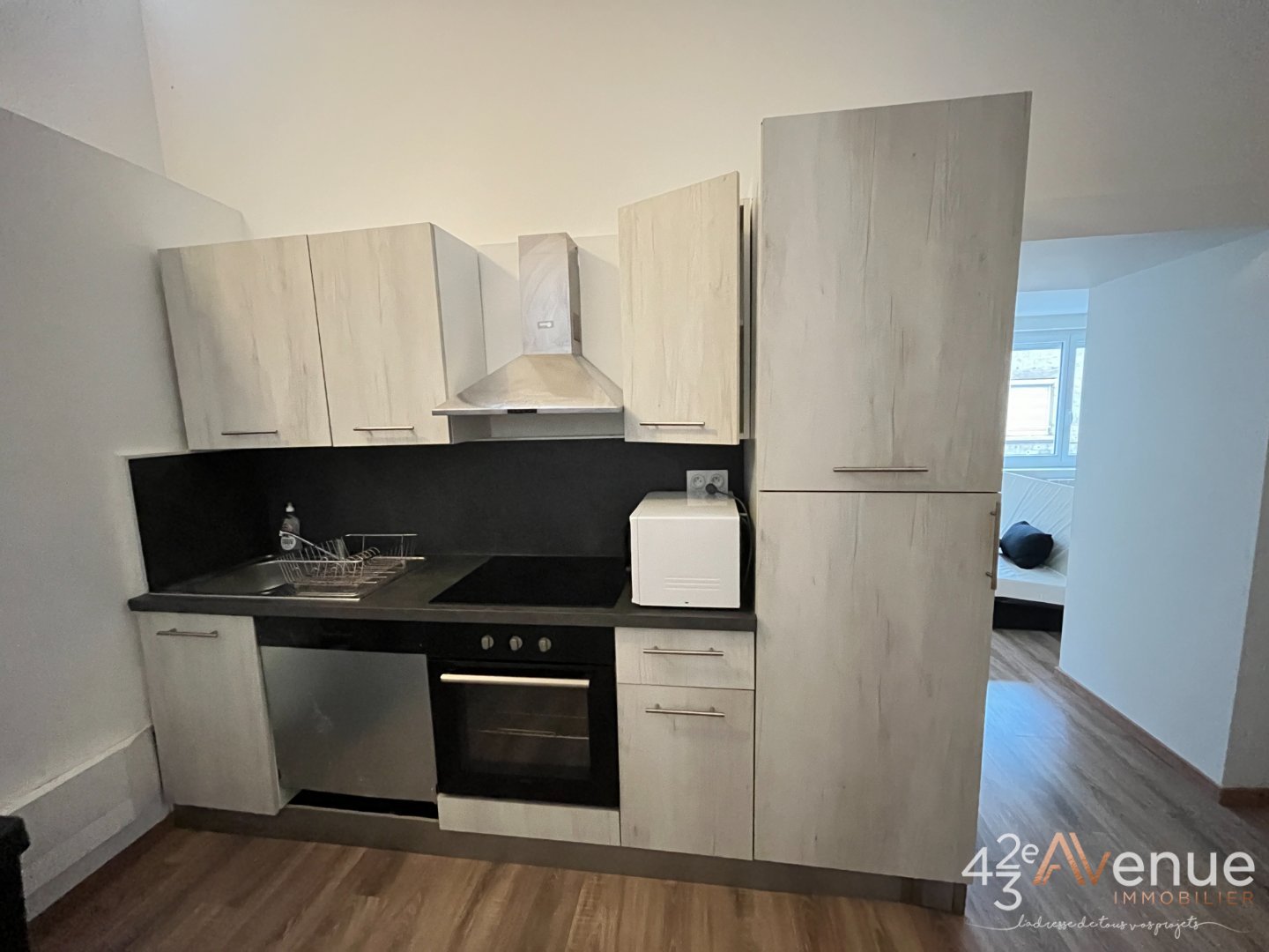 APPARTEMENT T2 - ST ETIENNE FACULTE   CENTRE DEUX - 43.98 m2 - LOU&Eacute;