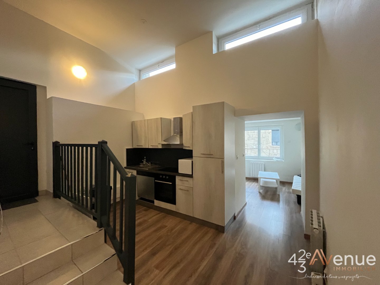 APPARTEMENT T2 - ST ETIENNE FACULTE   CENTRE DEUX - 43.98 m2 - LOU&Eacute;