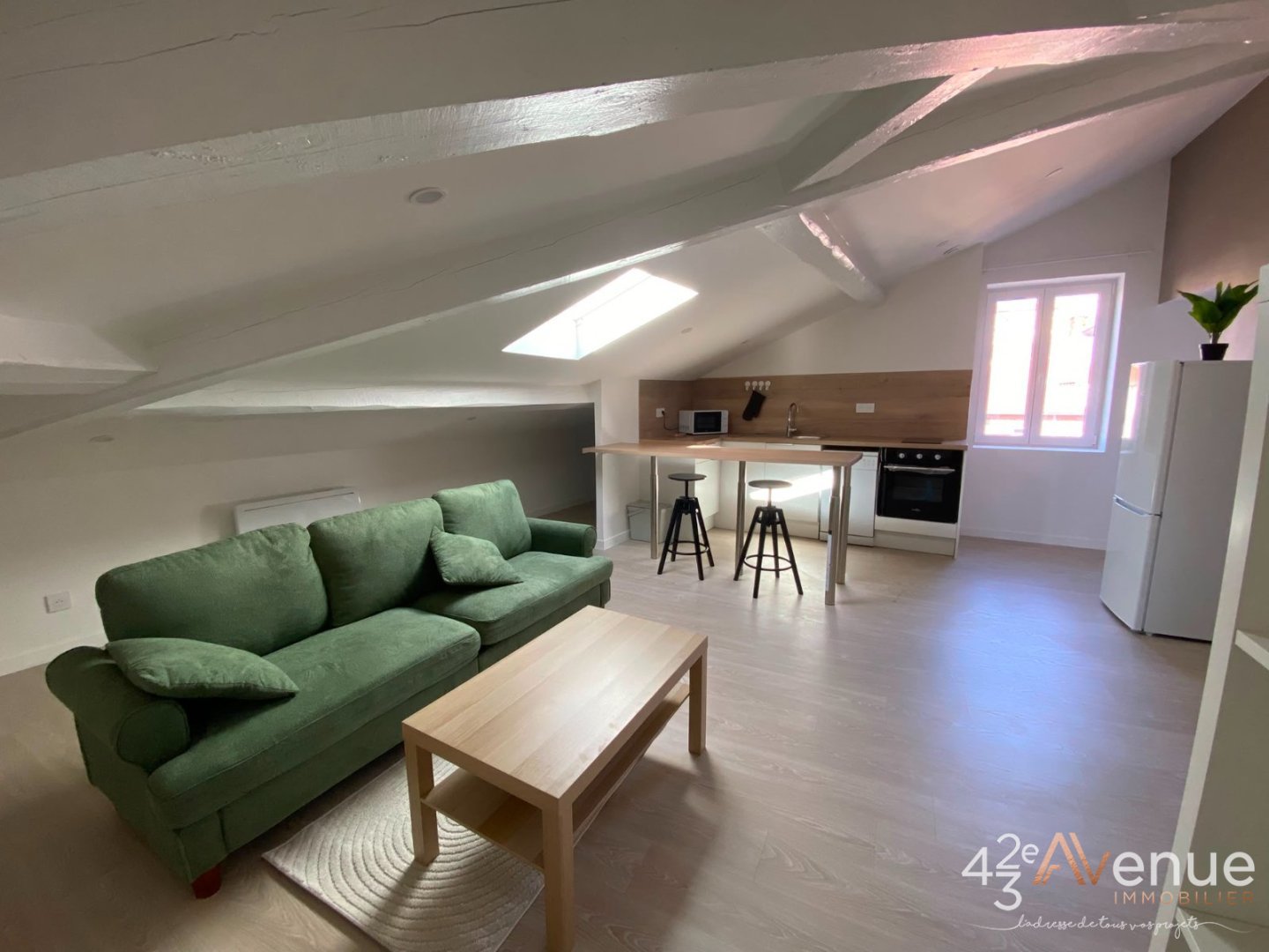 APPARTEMENT T2 A LOUER - ST ETIENNE FACULTE   CENTRE DEUX - 62.45 m2 - 550 &euro; charges comprises par mois