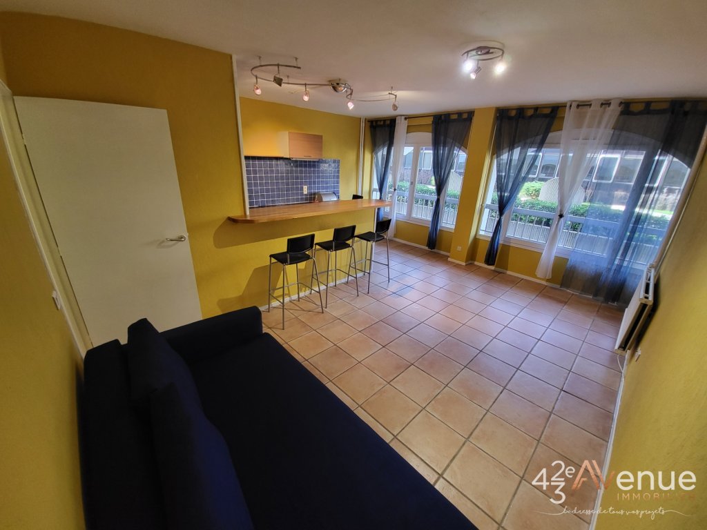 APPARTEMENT T2 - ST ETIENNE FACULTE   CENTRE DEUX - 52.28 m2 - LOU&Eacute;