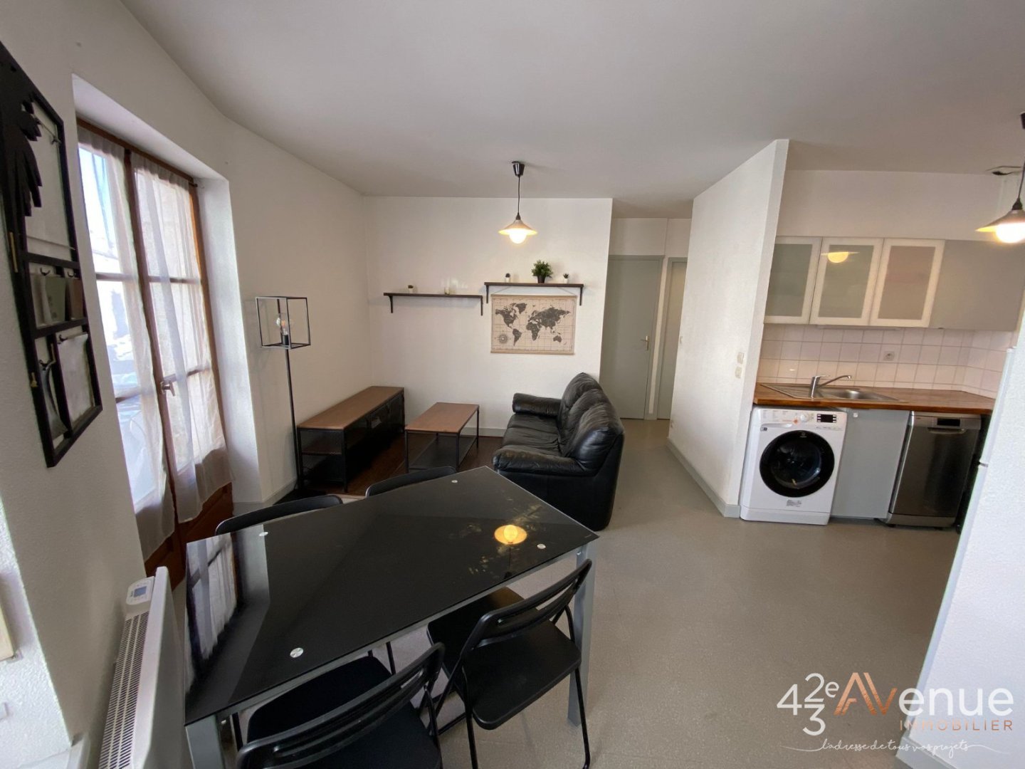 2 pi�ces Meubl� A LOUER - ST ETIENNE Jacquard/Jean Jaur�s - 34 m2 - 500�&euro; charges comprises par mois