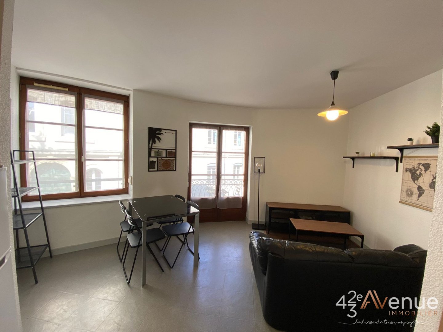 2 pi�ces Meubl� A LOUER - ST ETIENNE Jacquard/Jean Jaur�s - 34 m2 - 500�&euro; charges comprises par mois