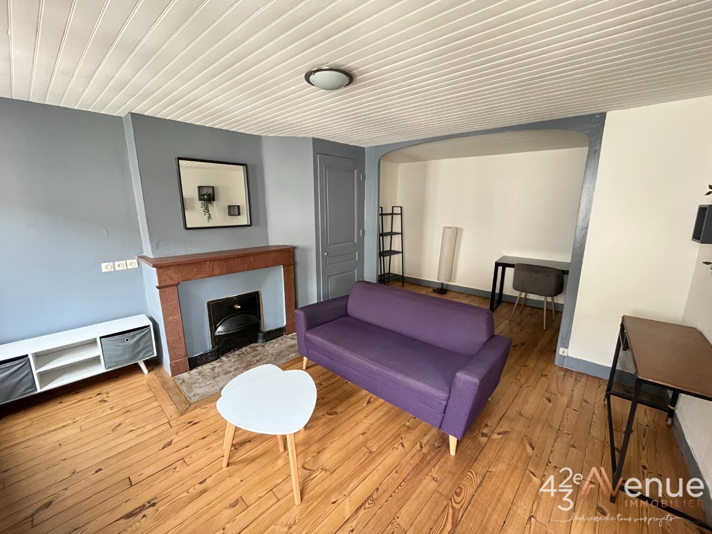 APPARTEMENT T2 A LOUER - ST ETIENNE LIBERATION/PEUPLE - 44.85 m2 - 535€ charges comprises par mois