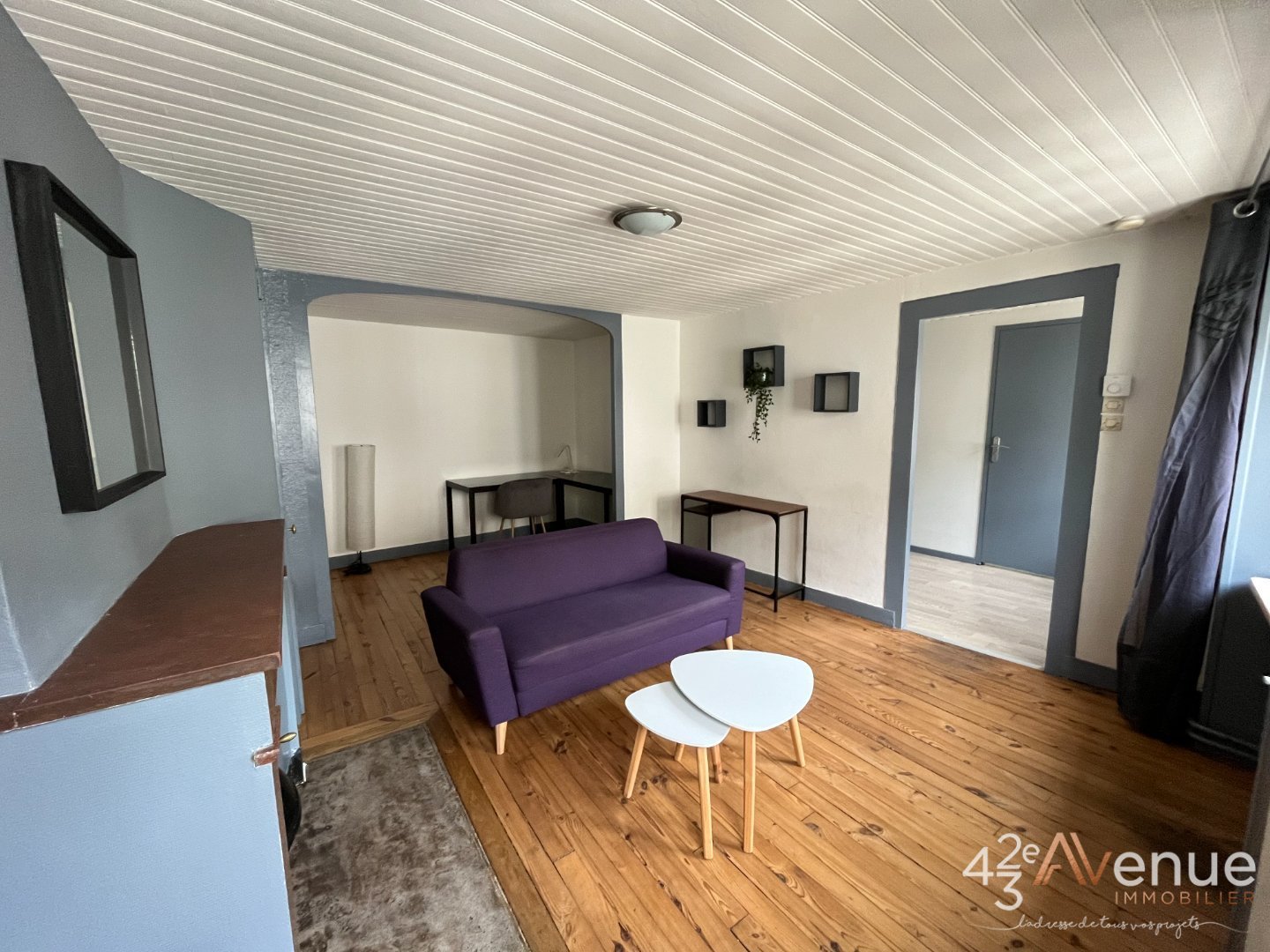 APPARTEMENT T2 - ST ETIENNE LIBERATION/PEUPLE - 44.85 m2 - LOUÉ