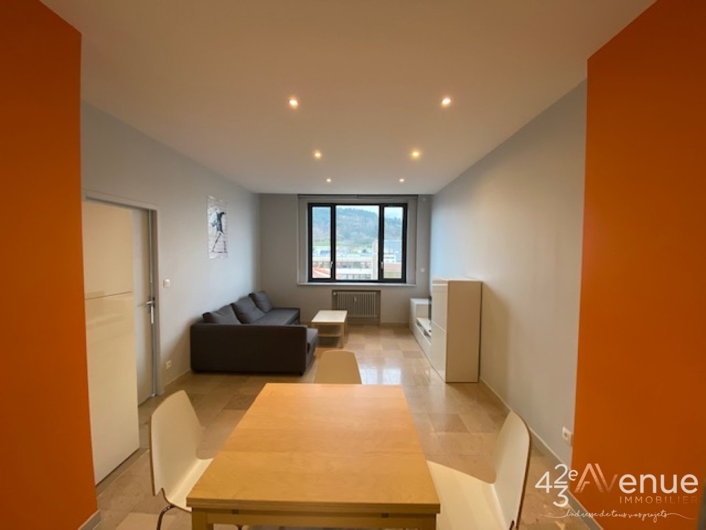 T2 Meublé A LOUER - ST ETIENNE LYCEE FAURIEL - 47.8 m2 - 640 &euro; charges comprises par mois