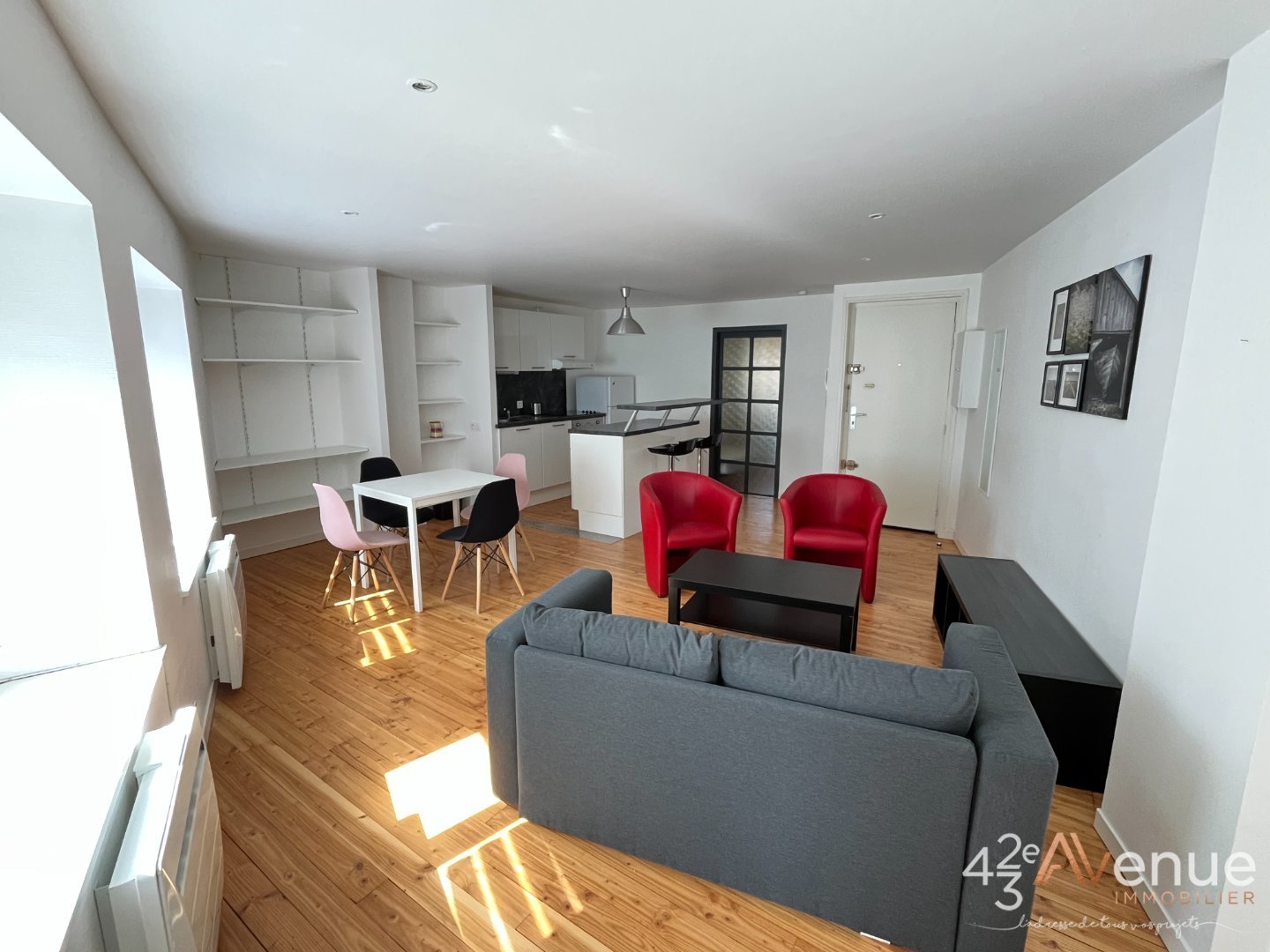 APPARTEMENT T2 - ST ETIENNE MARTYRS VINGRE/CHAVANELLE - 41.38 m2 - LOUÉ