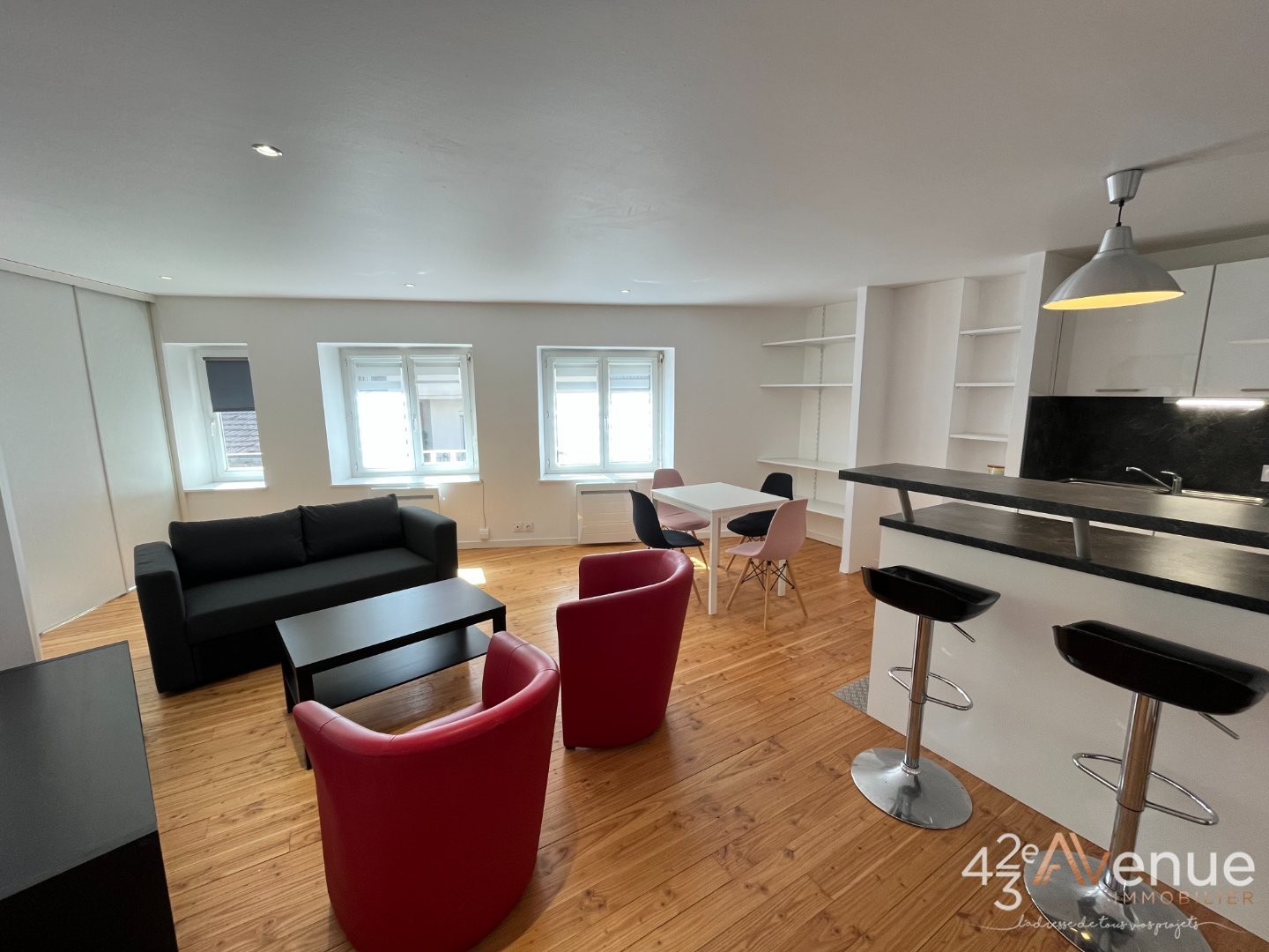 APPARTEMENT T2 - ST ETIENNE MARTYRS VINGRE/CHAVANELLE - 41.38 m2 - LOUÉ