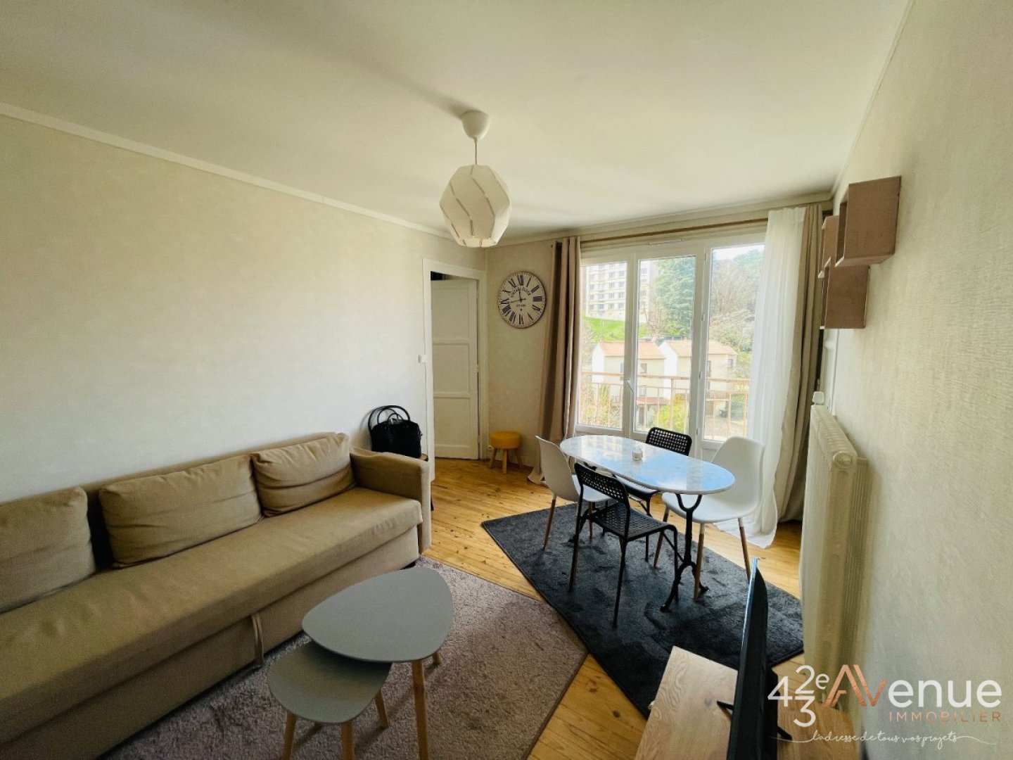 APPARTEMENT T2 - ST ETIENNE Quartier Grouchy - 40.59 m2 - LOU&Eacute;