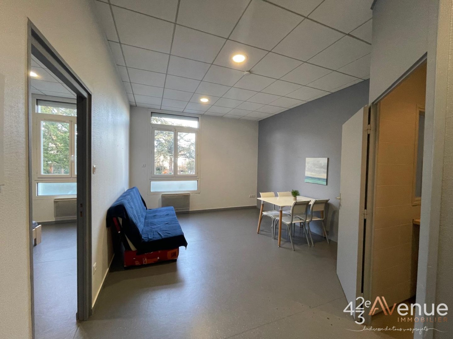APPARTEMENT T2 - ST ETIENNE BELLEVUE - 33.41 m2 - VENDU