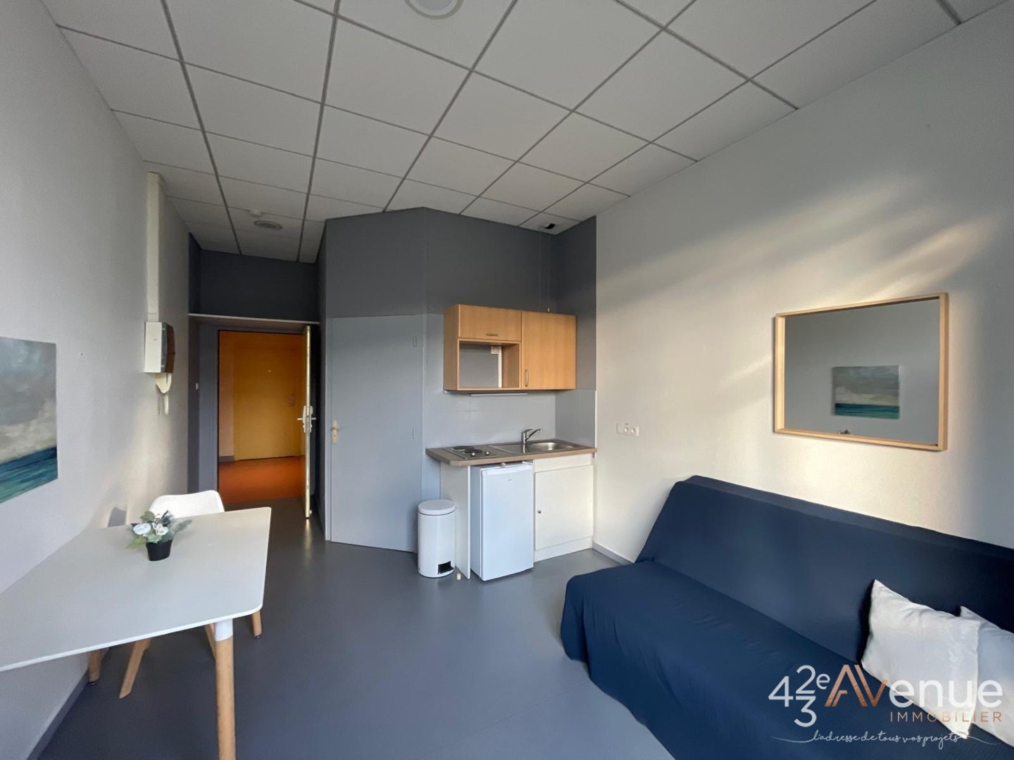 APPARTEMENT T2 - ST ETIENNE BELLEVUE - 33.41 m2 - VENDU