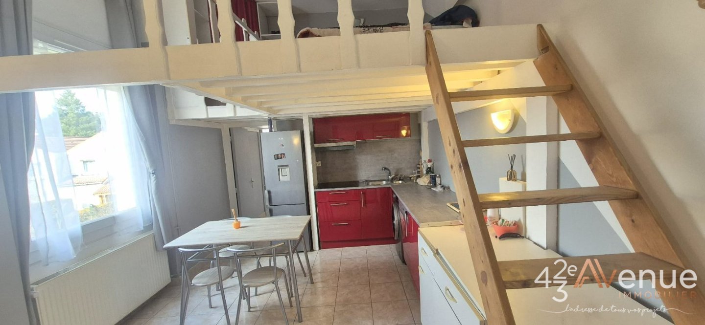 APPARTEMENT T2 A VENDRE - ST ETIENNE BELLEVUE - 41 m2 - 55 000 &euro;