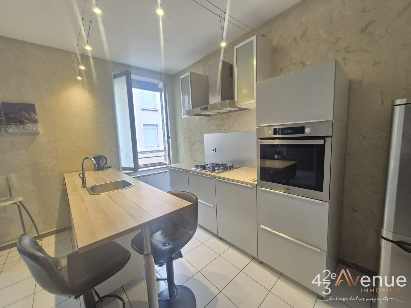 APPARTEMENT T2 A VENDRE - ST ETIENNE Chateaucreux-Le Soleil - 54.34 m2 - 69000€