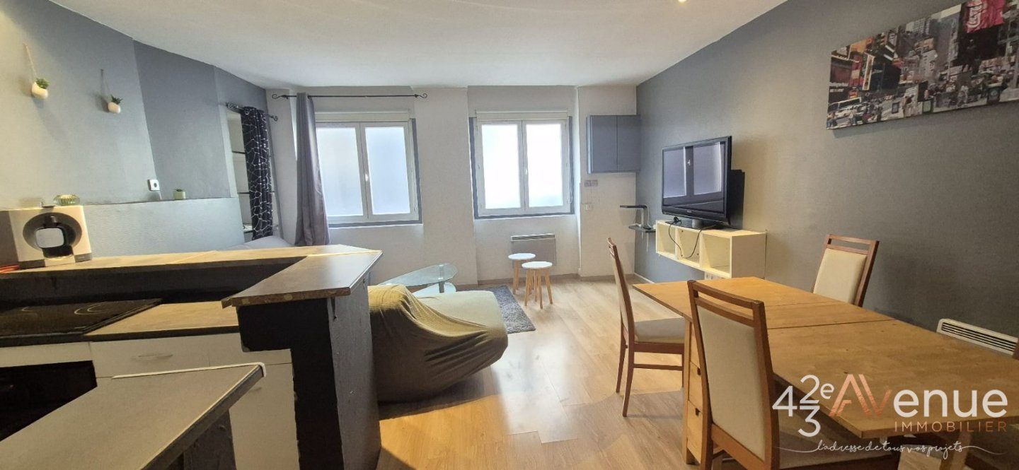 APPARTEMENT T2 A VENDRE - ST ETIENNE CHAVANELLE - 43 m2 - 49990€