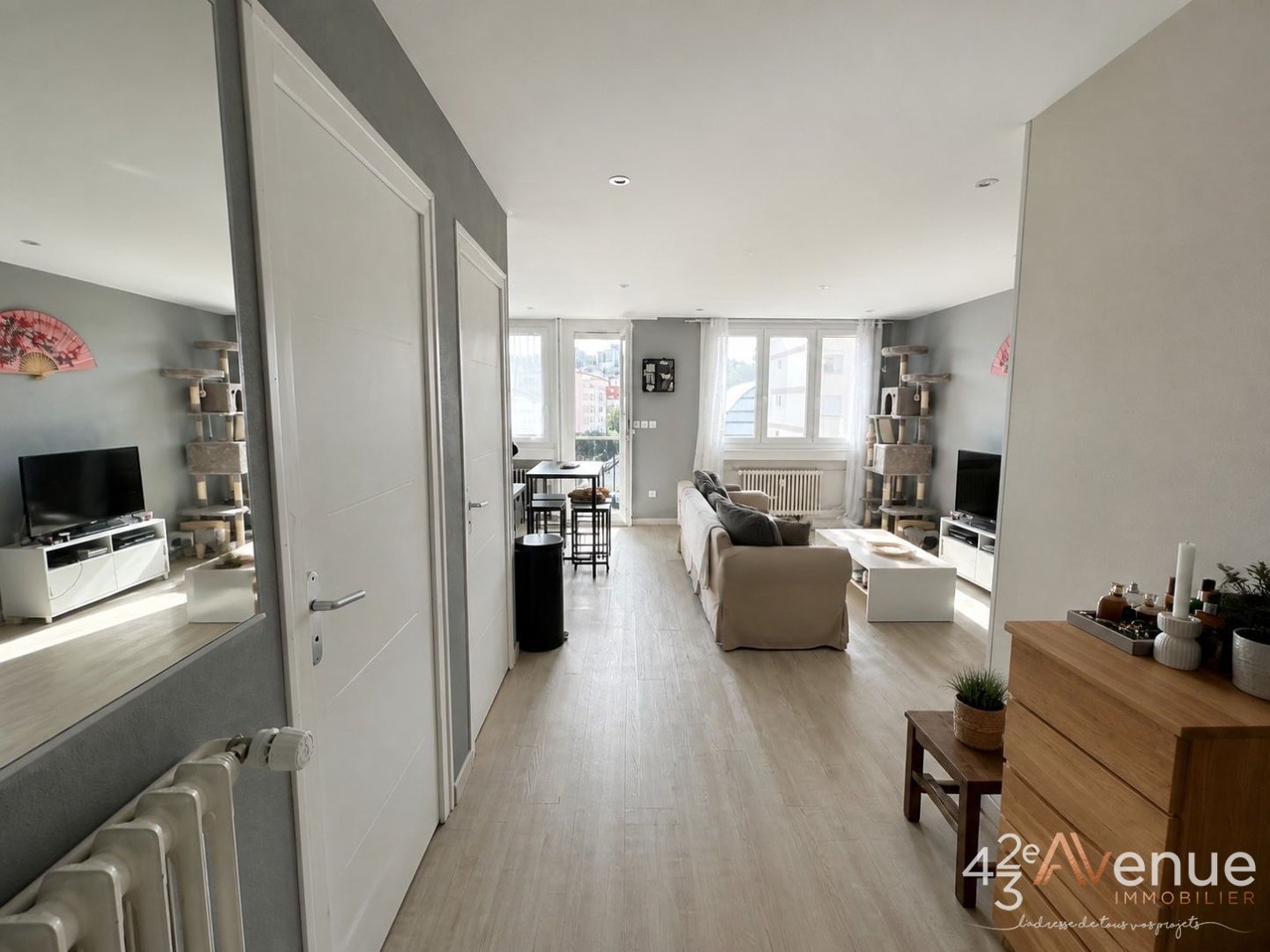 APPARTEMENT T2 A VENDRE - ST ETIENNE - 54.21 m2 - 65 000 &euro;