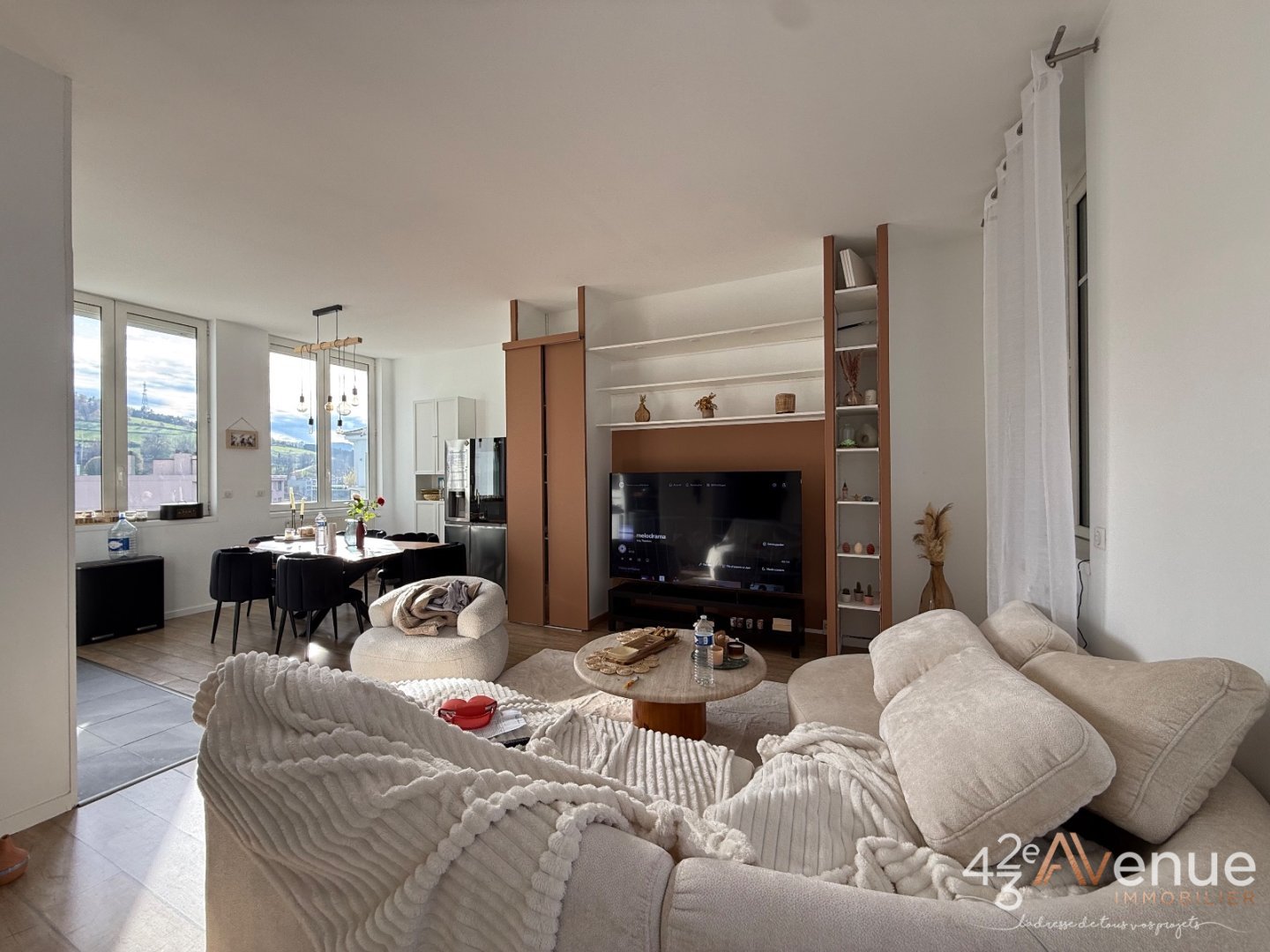 T2 entirement rnov + terrasse Secteur Jomayre A VENDRE - ST ETIENNE SOLAURE - 80.37 m2 - 117700€