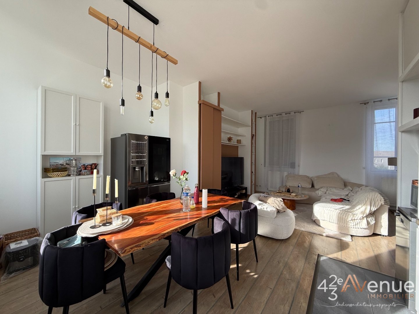 T2 entirement rnov + terrasse Secteur Jomayre A VENDRE - ST ETIENNE SOLAURE - 80.37 m2 - 117700€