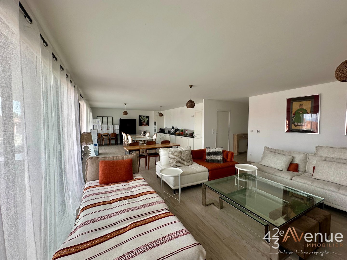 appartement A LOUER - ANDREZIEUX BOUTHEON Centre Ville - 108.77 m2 - 1 160 € charges comprises par mois