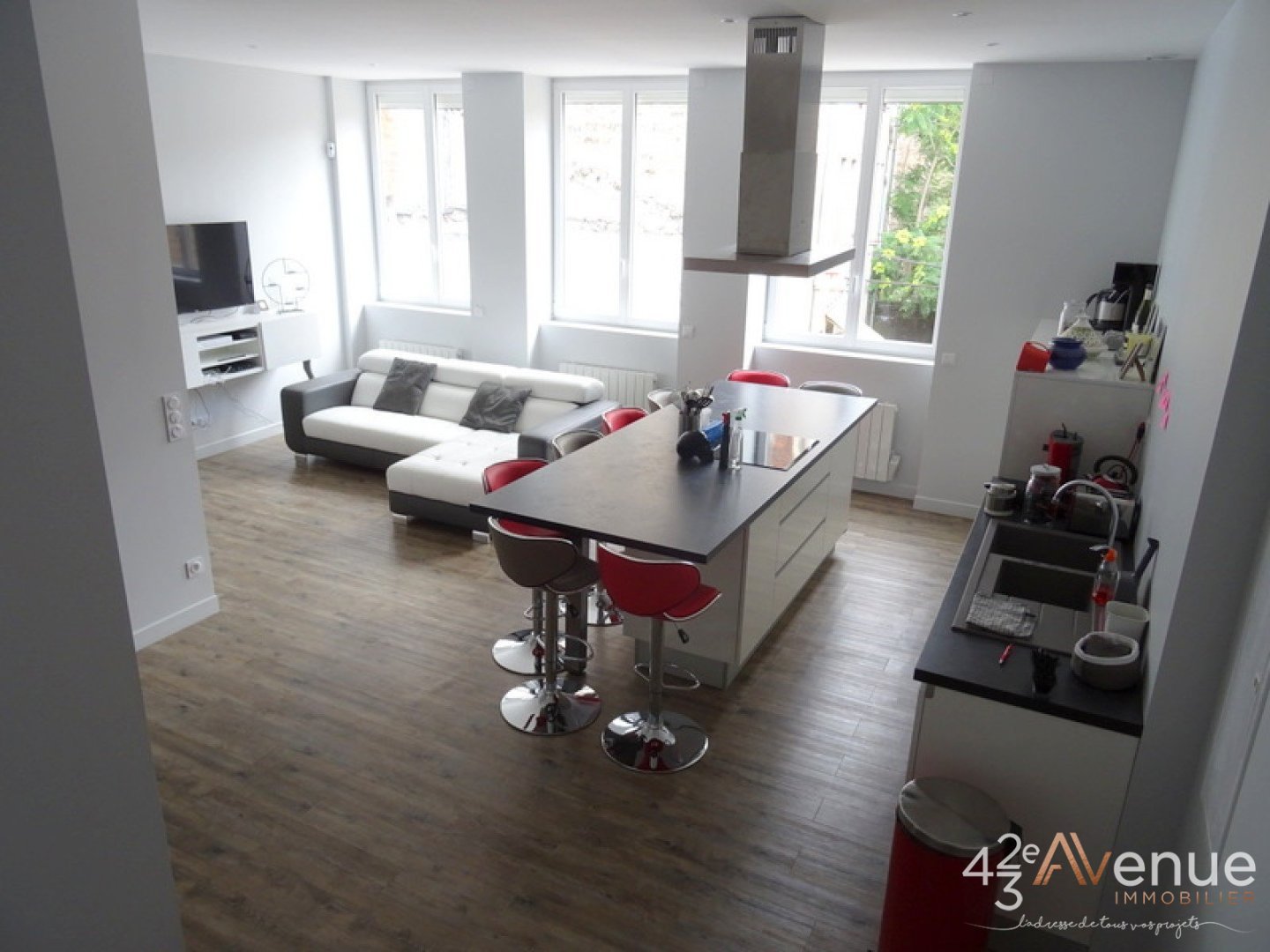 APPARTEMENT T3 A LOUER - ST ETIENNE BAS FAURIEL/CHAVANELLE - 57.99 m2 - 625€ charges comprises par mois