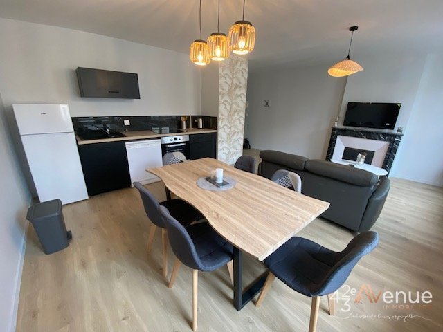 T3 MEUBLE A LOUER - ST ETIENNE CHATEAUCREUX/FOURNEYRON/RICHELANDIERE - 56.73 m2 - 705 &euro; charges comprises par mois