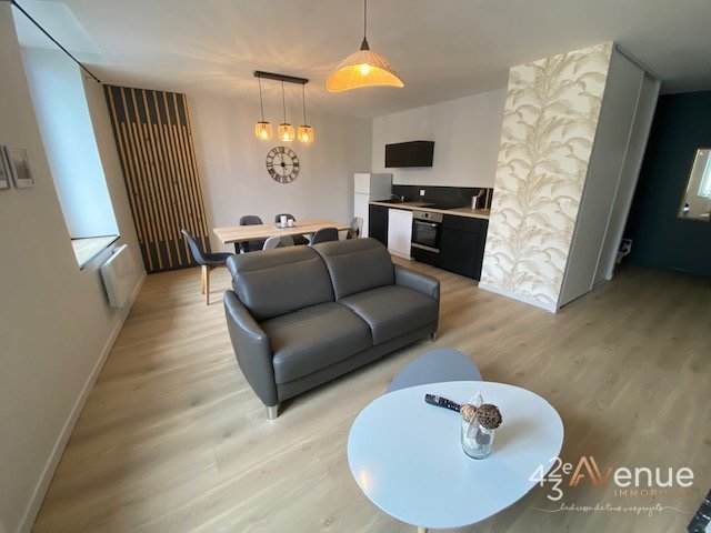 T3 MEUBLE A LOUER - ST ETIENNE CHATEAUCREUX/FOURNEYRON/RICHELANDIERE - 56.73 m2 - 705 &euro; charges comprises par mois