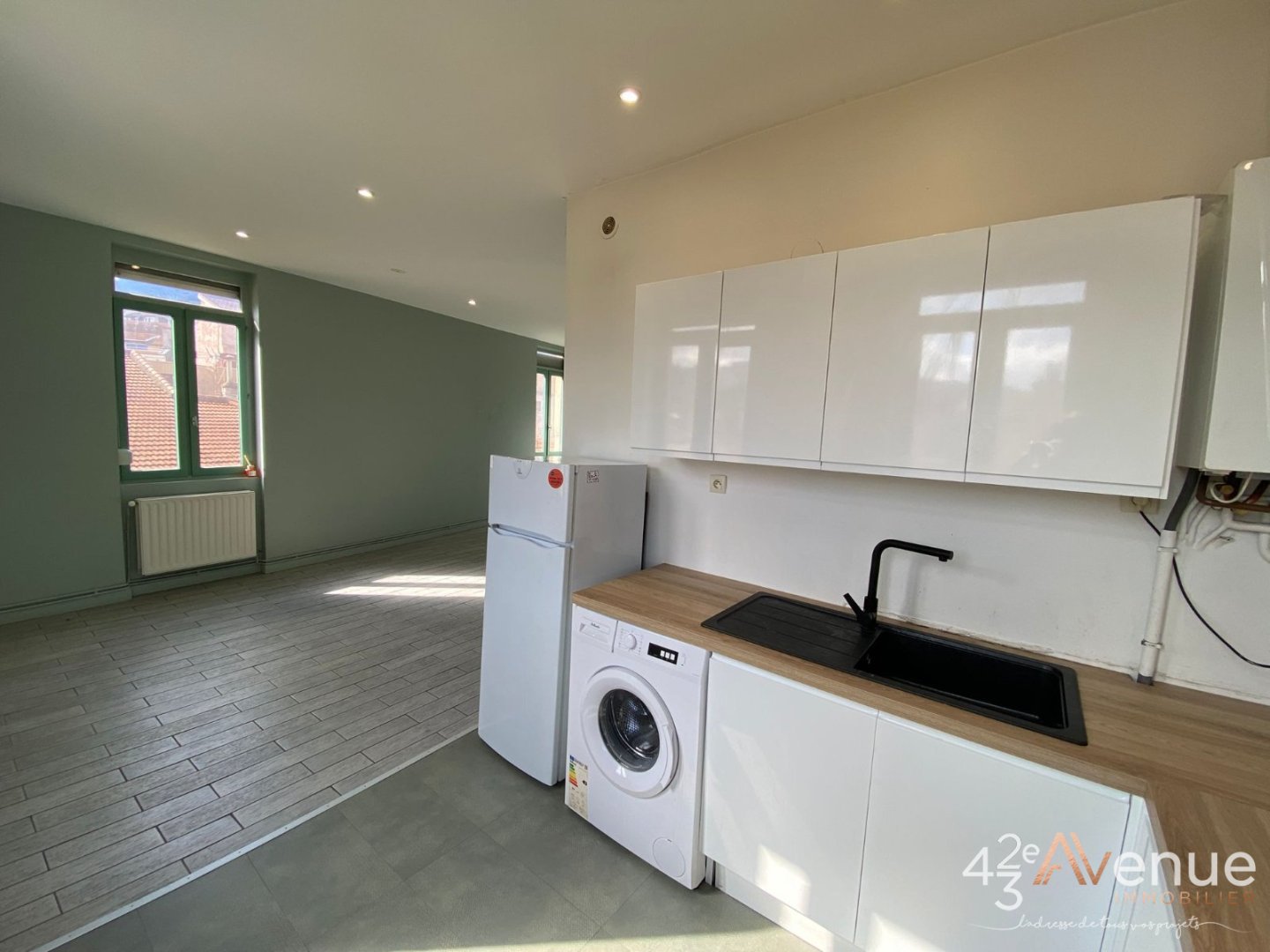 APPARTEMENT T3 A LOUER - ST ETIENNE FOURNEYRON/RICHELANDIERE - 65.76 m2 - 560�&euro; charges comprises par mois