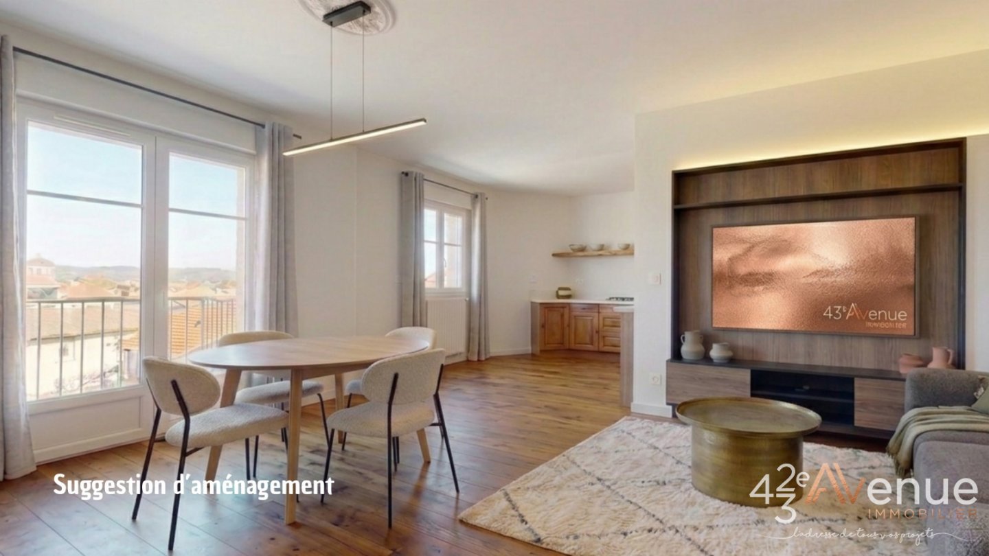 Appartement, 2 chambres, ascenseur et garage A VENDRE - MONISTROL SUR LOIRE - 61.39 m2 - 165 500 &euro;