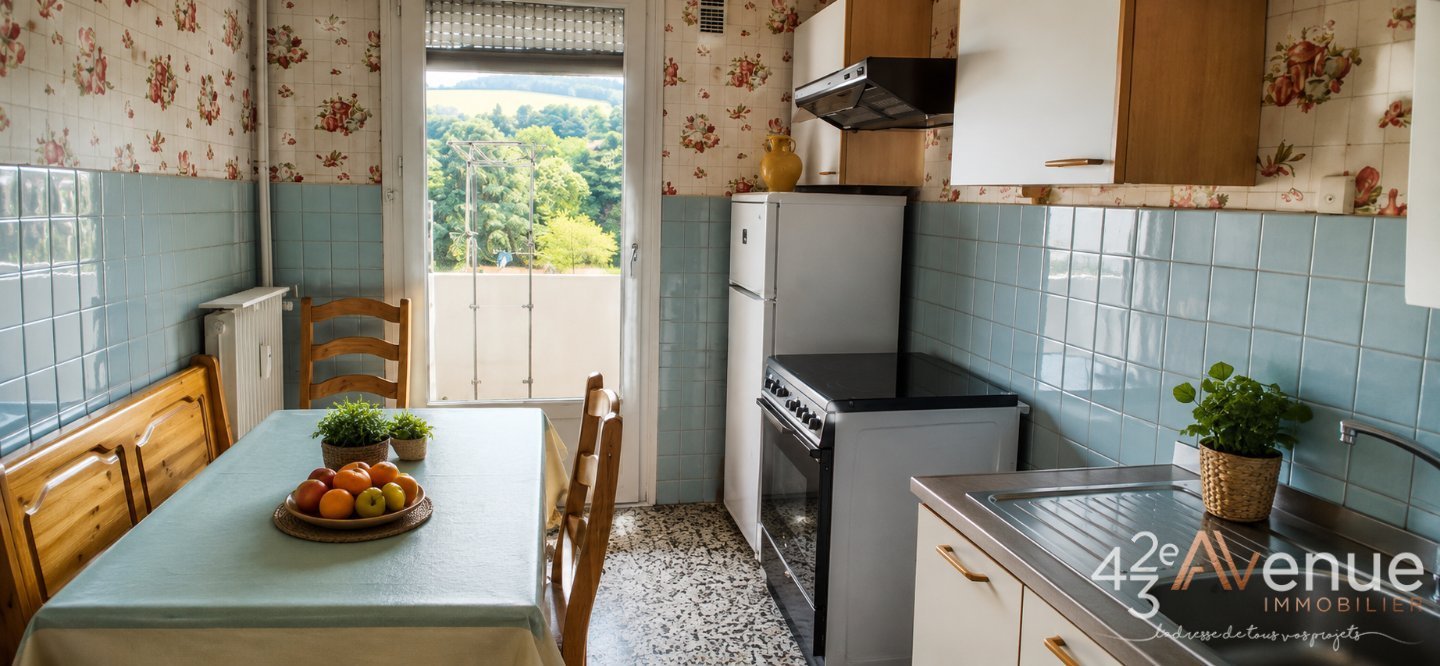 APPARTEMENT T3 A VENDRE - ST ETIENNE BELLEVUE - 58 m2 - 65 000 &euro;