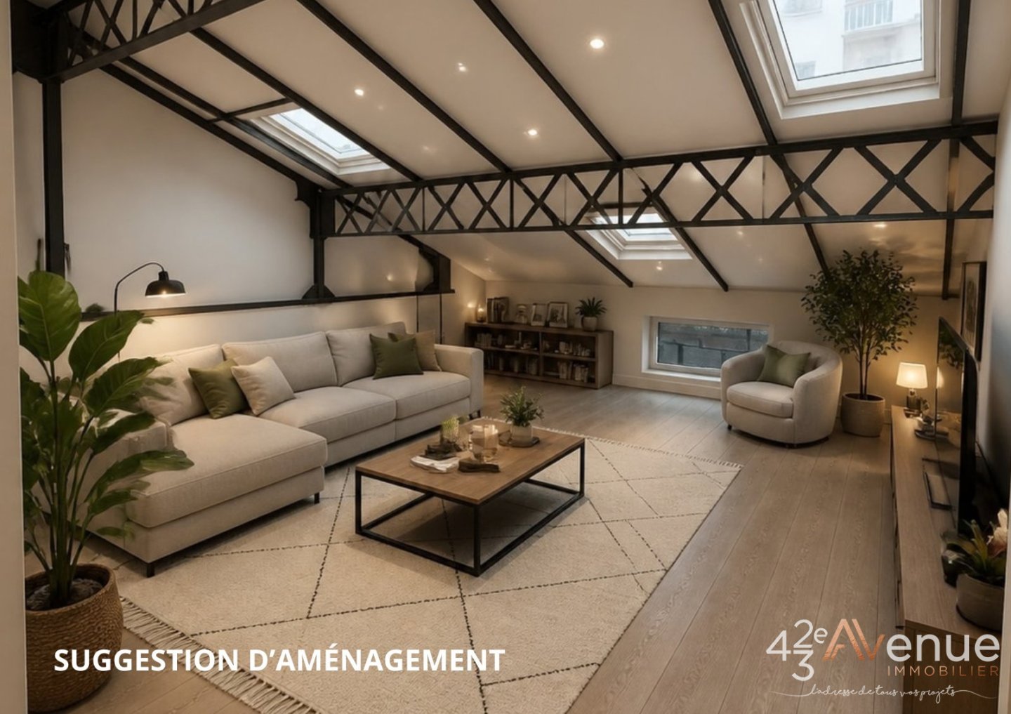 PLATEAU À AMÉNAGER A VENDRE - ST ETIENNE BELLEVUE - 84.78 m2 - 45 000 &euro;