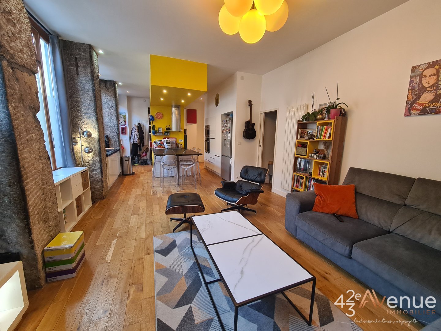 APPARTEMENT T3 A VENDRE - ST ETIENNE CENTRE VILLE - 77 m2 - 107000€