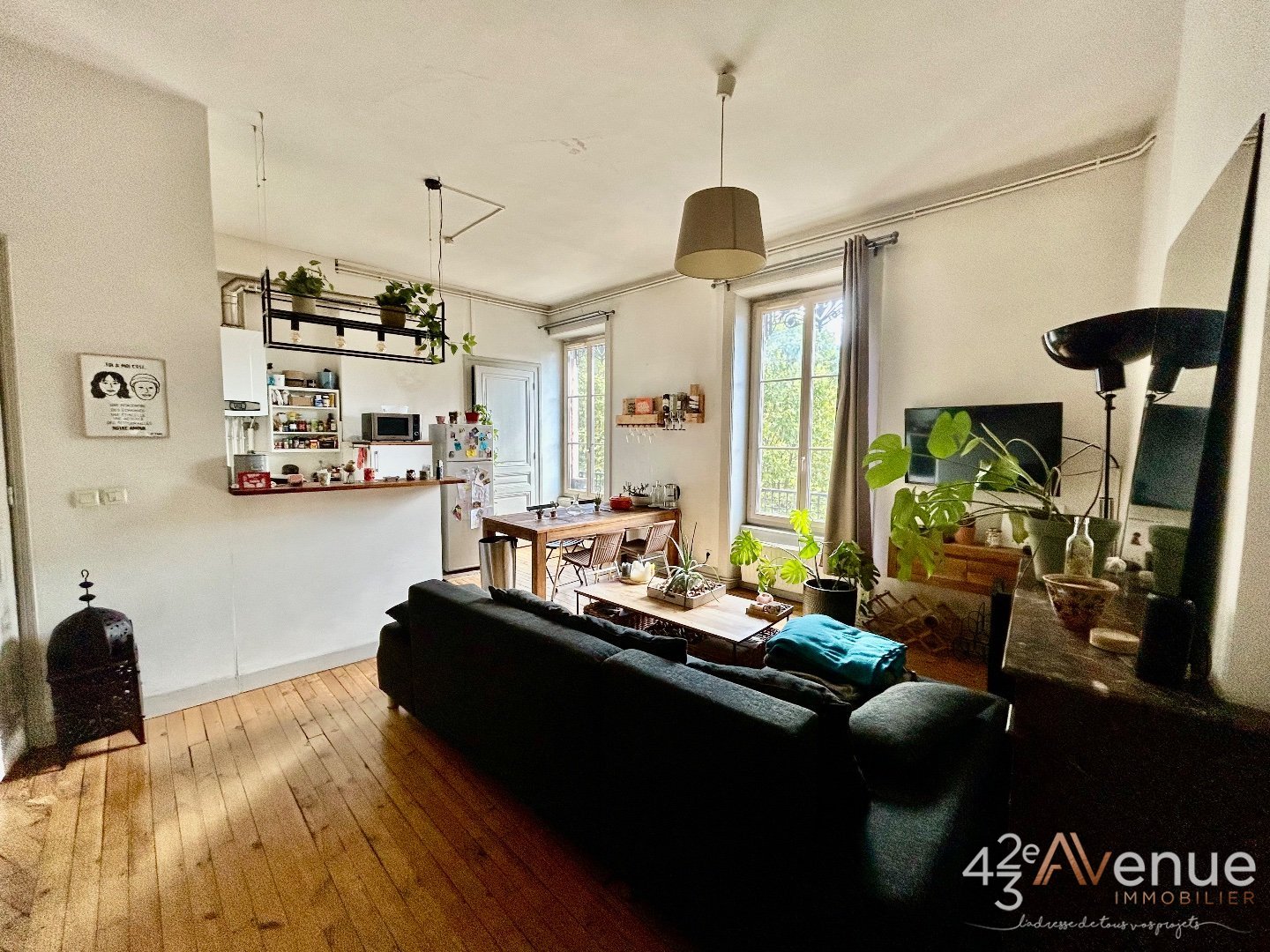 APPARTEMENT T3 A VENDRE - ST ETIENNE CENTRE VILLE - 58 m2 - 99000€