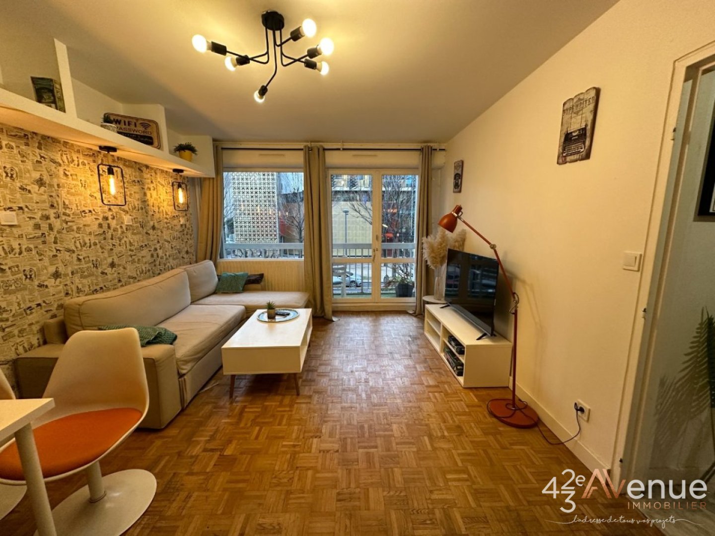 Bel appartement F3 ,50,44m,balcon,trfilerie,place de parking