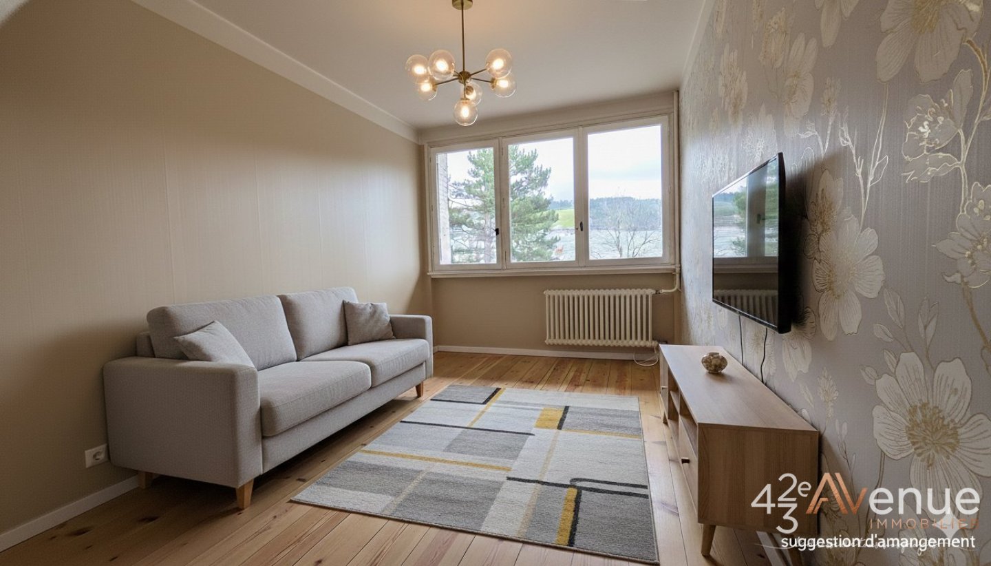 APPARTEMENT T3 A VENDRE - ST ETIENNE LA METARE - 57.62 m2 - 74 000 &euro;