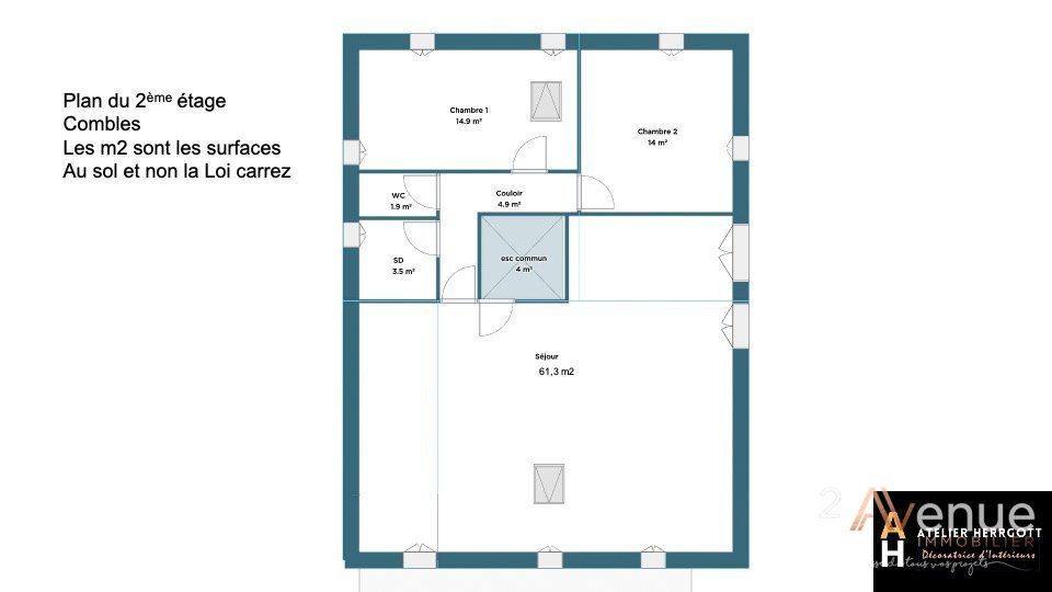 Appartement A VENDRE - STE SIGOLENE - 77 m2 - 55000€