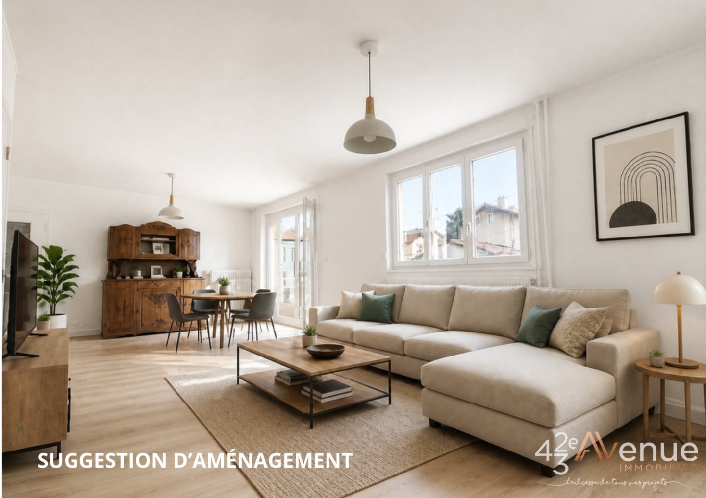 APPARTEMENT T4 A VENDRE - LA RICAMARIE - 71.76 m2 - 55 000 &euro;