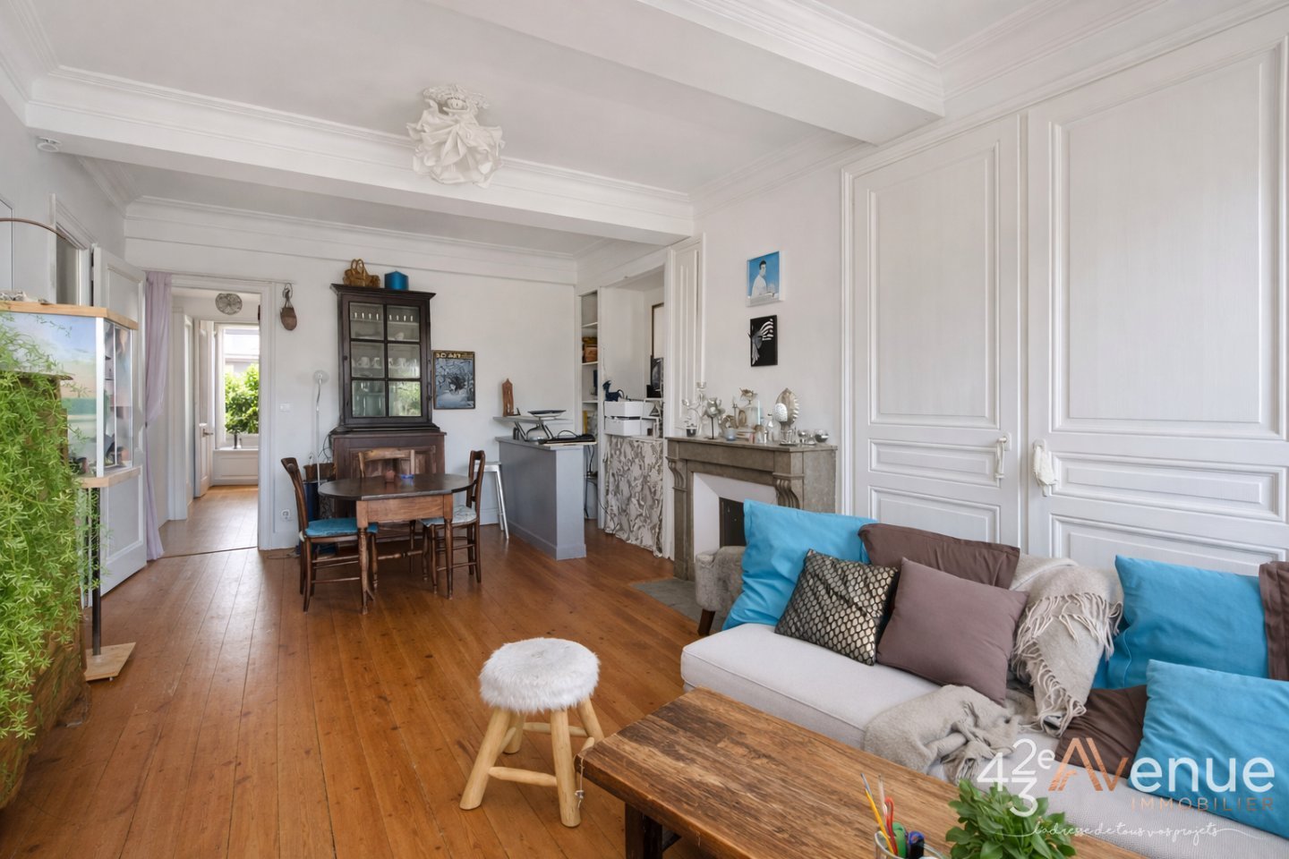 Appartement bourgeois T4 avec balcon A VENDRE - RIVE DE GIER - 116 m2 - 159�000�&euro;