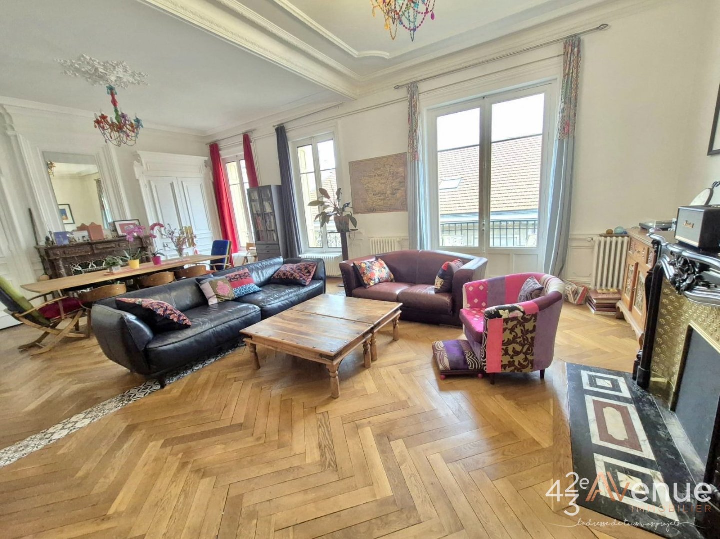 Appartement haussmanien de 156m, F5