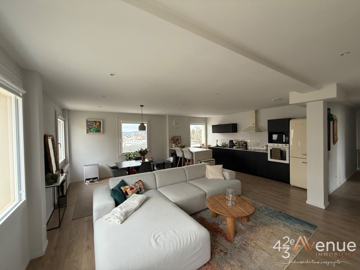 Appartement de type 4, �tage �lev� - ST ETIENNE Chavanelle - 100.59 m2 - 173�000�&euro;