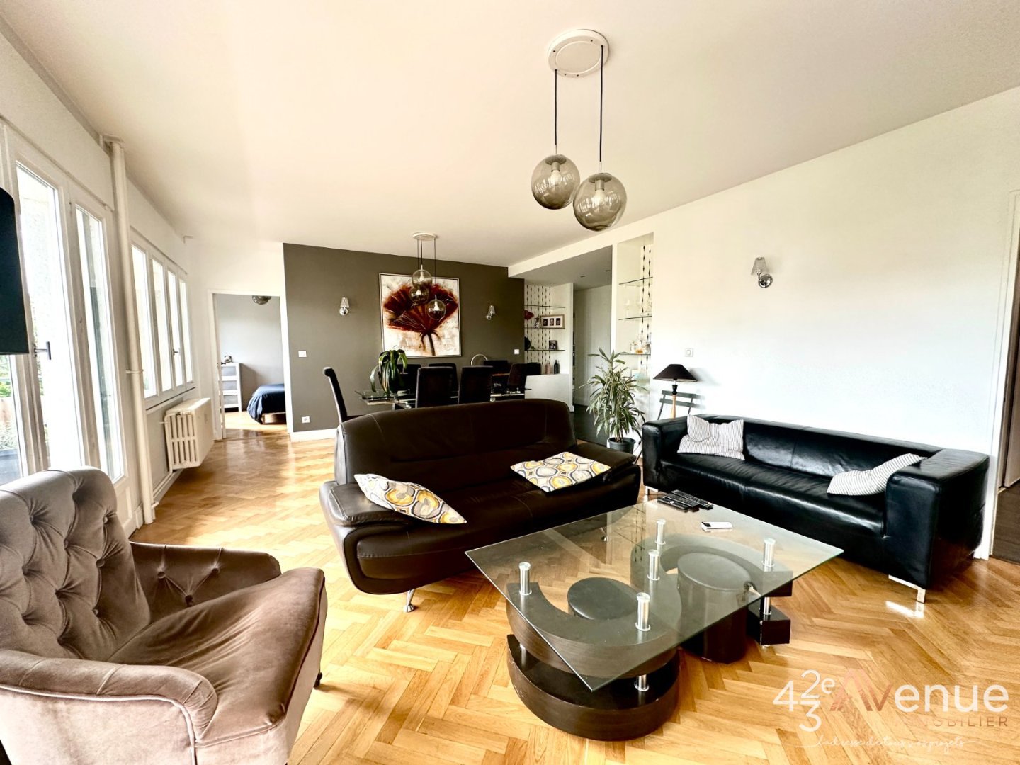 APPARTEMENT T4 - ST ETIENNE entre les écoles Fauriel et Mimard - 106.62 m2 - VENDU