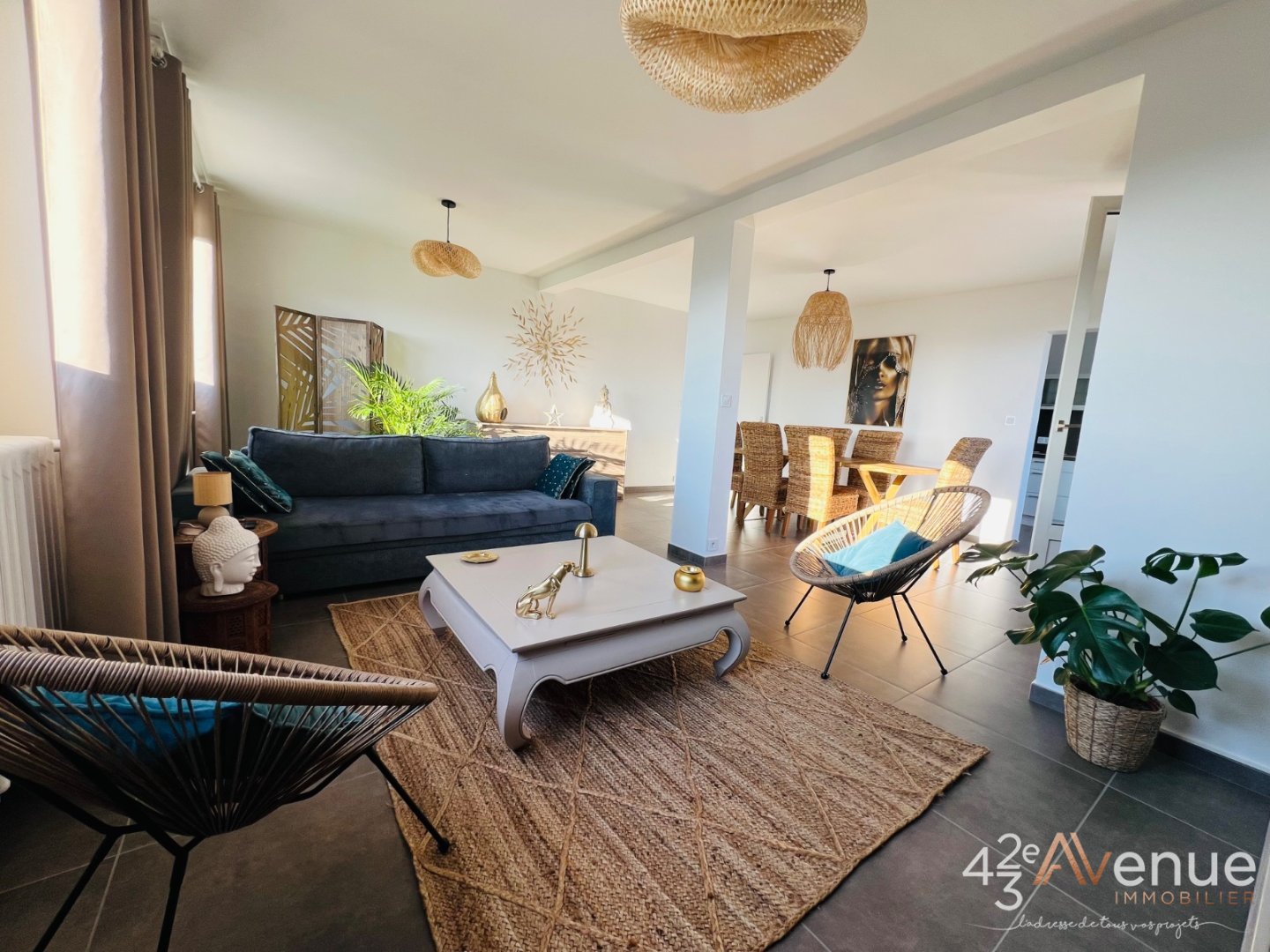 F4 De 94 m2 avec balcon A VENDRE - ST ETIENNE Haut de Fauriel - 94 m2 - 155000€