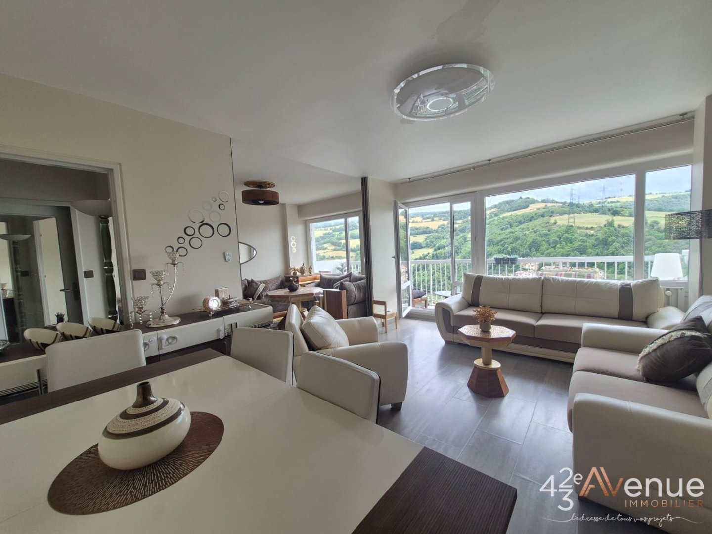 Appartement 79,5m, F4, Balcon