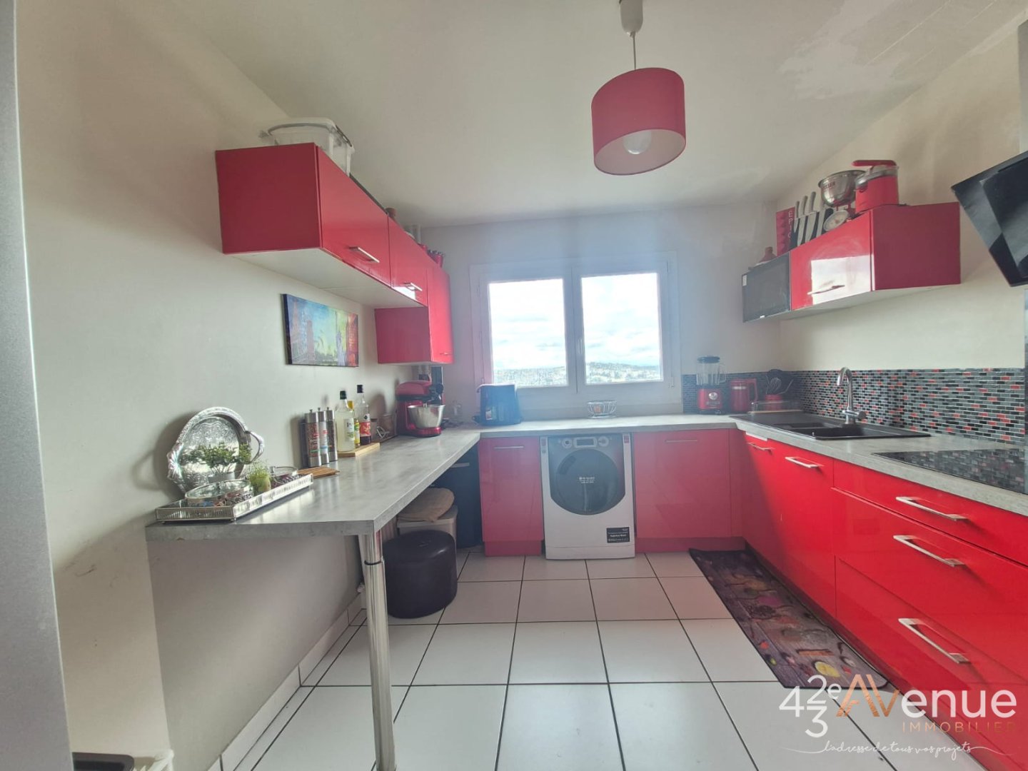 Appartement 79,5m, F4, Balcon