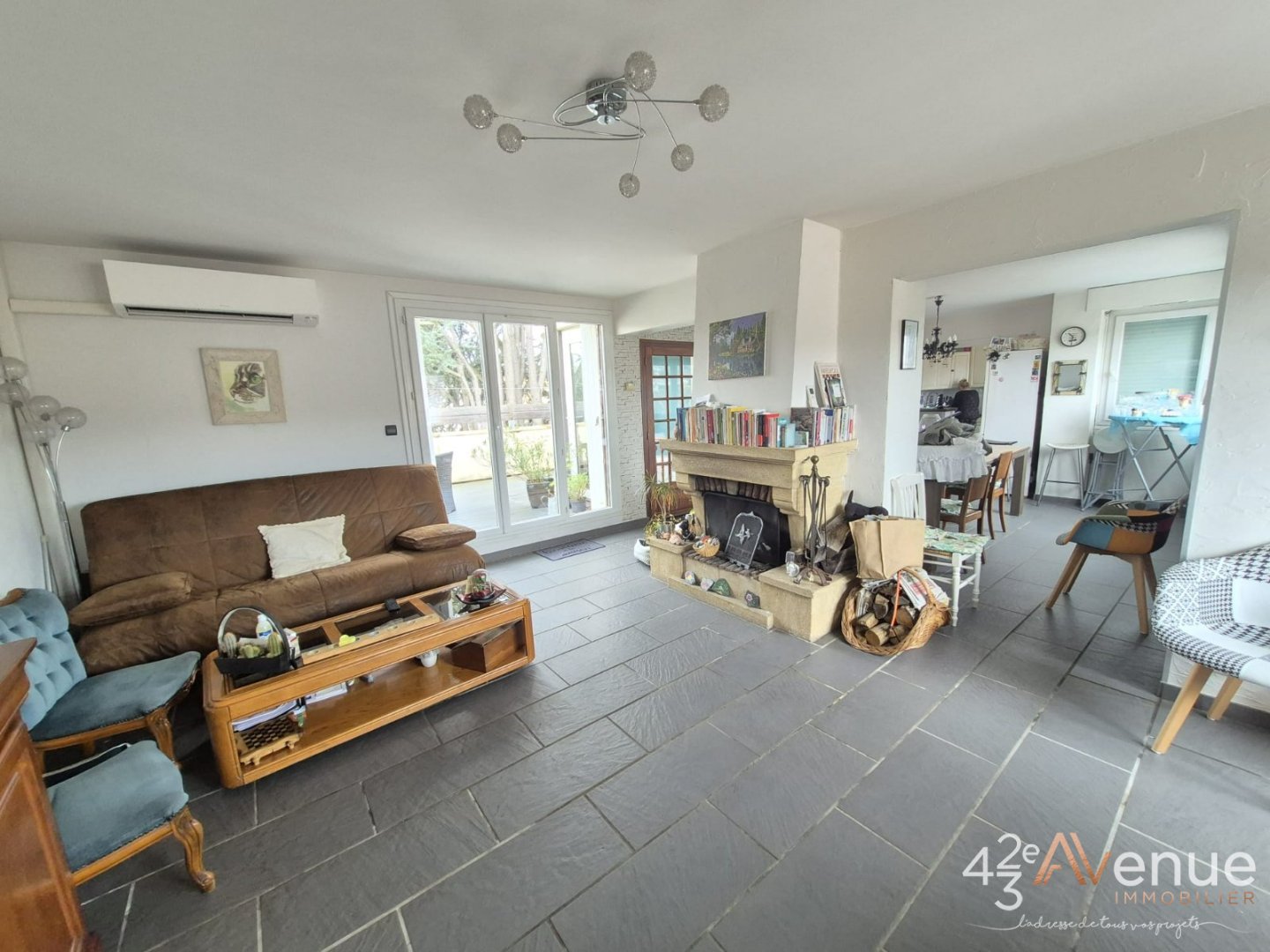 Centre ville de LA TALAUDIERE, duplex F5 de 152m, terrasse de 36m