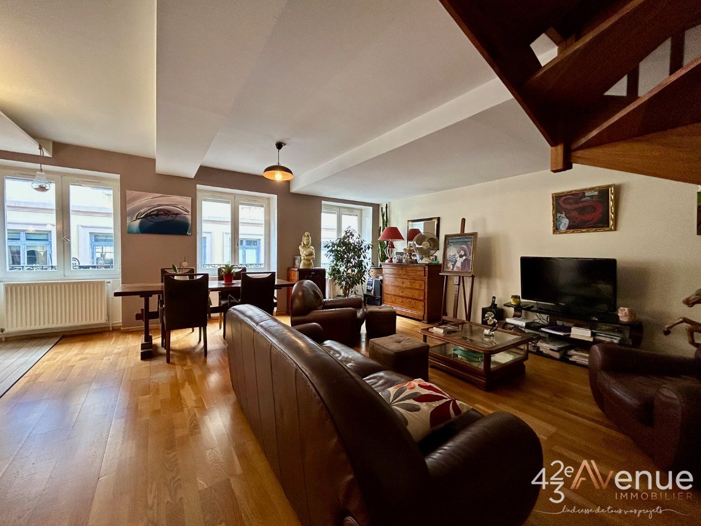 APPARTEMENT T5 A VENDRE - ST ETIENNE Jean Jaurs - 141.48 m2 - 140000€