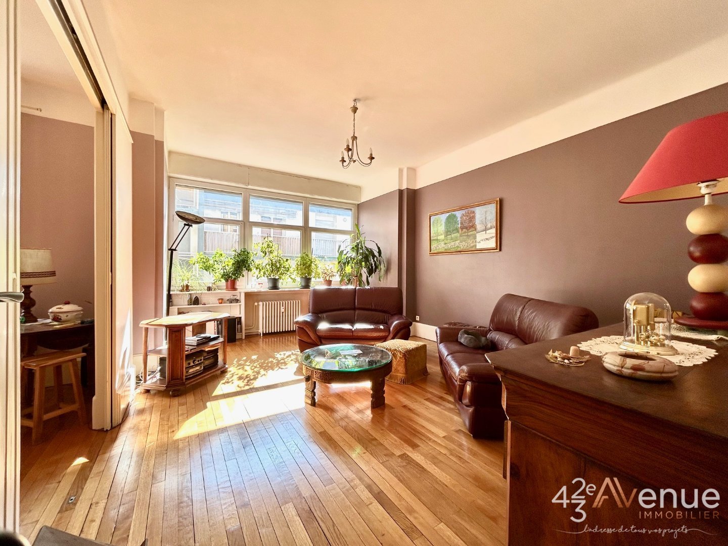 Appartement traversant - 3 chambres - 140 m2 - ST ETIENNE CENTRE VILLE - 140.04 m2 - VENDU